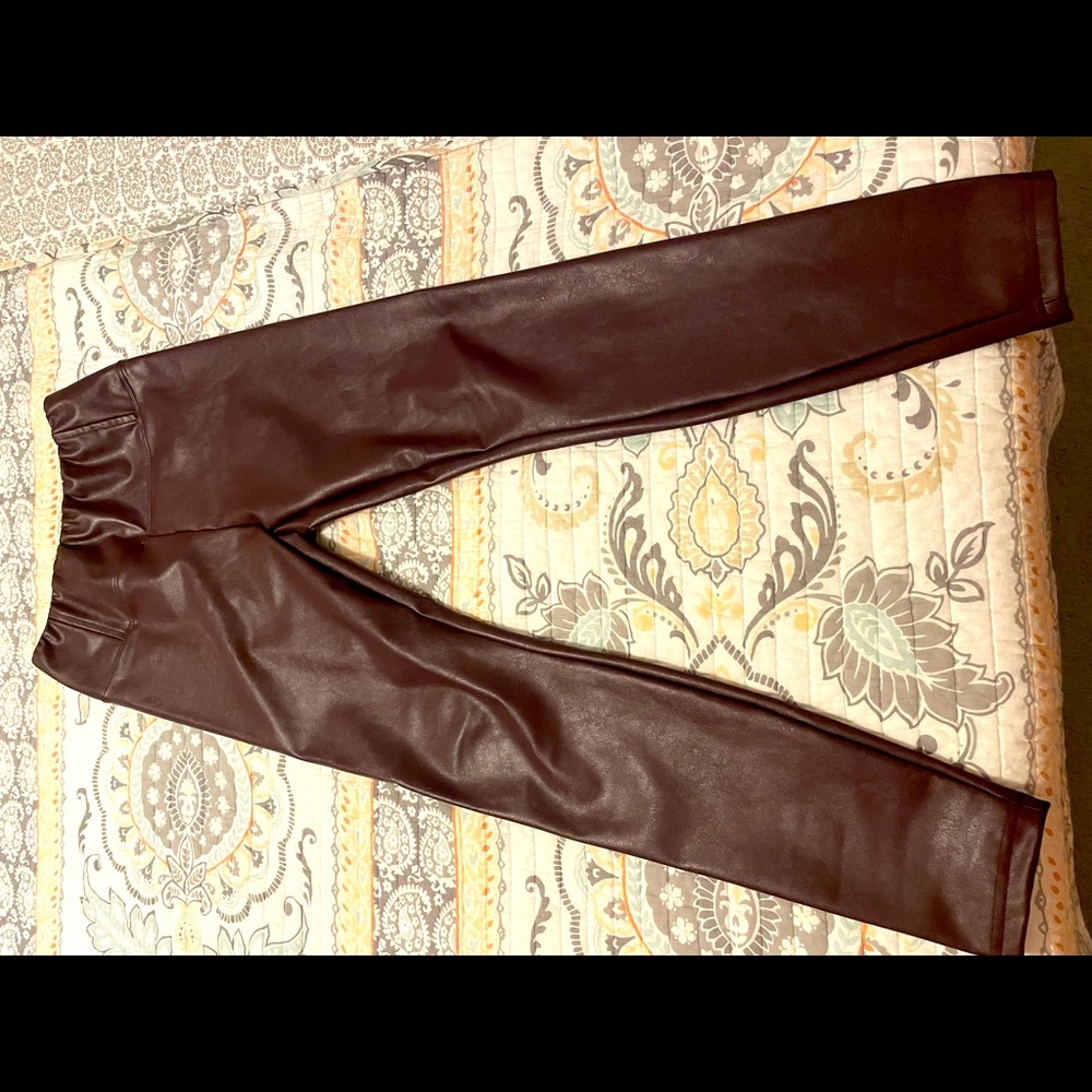 Agua Faux leather pants